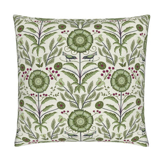 Relish the Morning Cotton Linen Pillow Cover