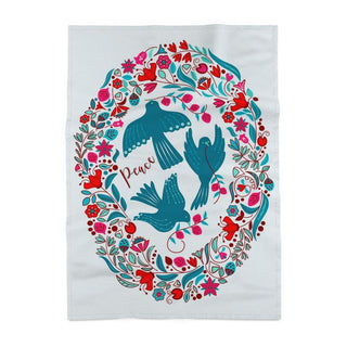 Peace Doves Cotton Tea Towel