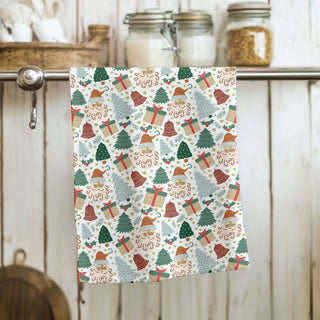 Homespun Holiday Cotton Tea Towel