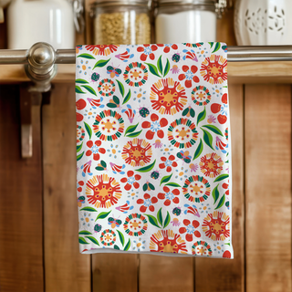 Mystery Garden Cotton Tea Towel