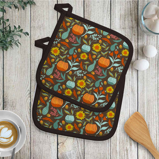 Fall Pumpkin Patch Cotton Pot Holder