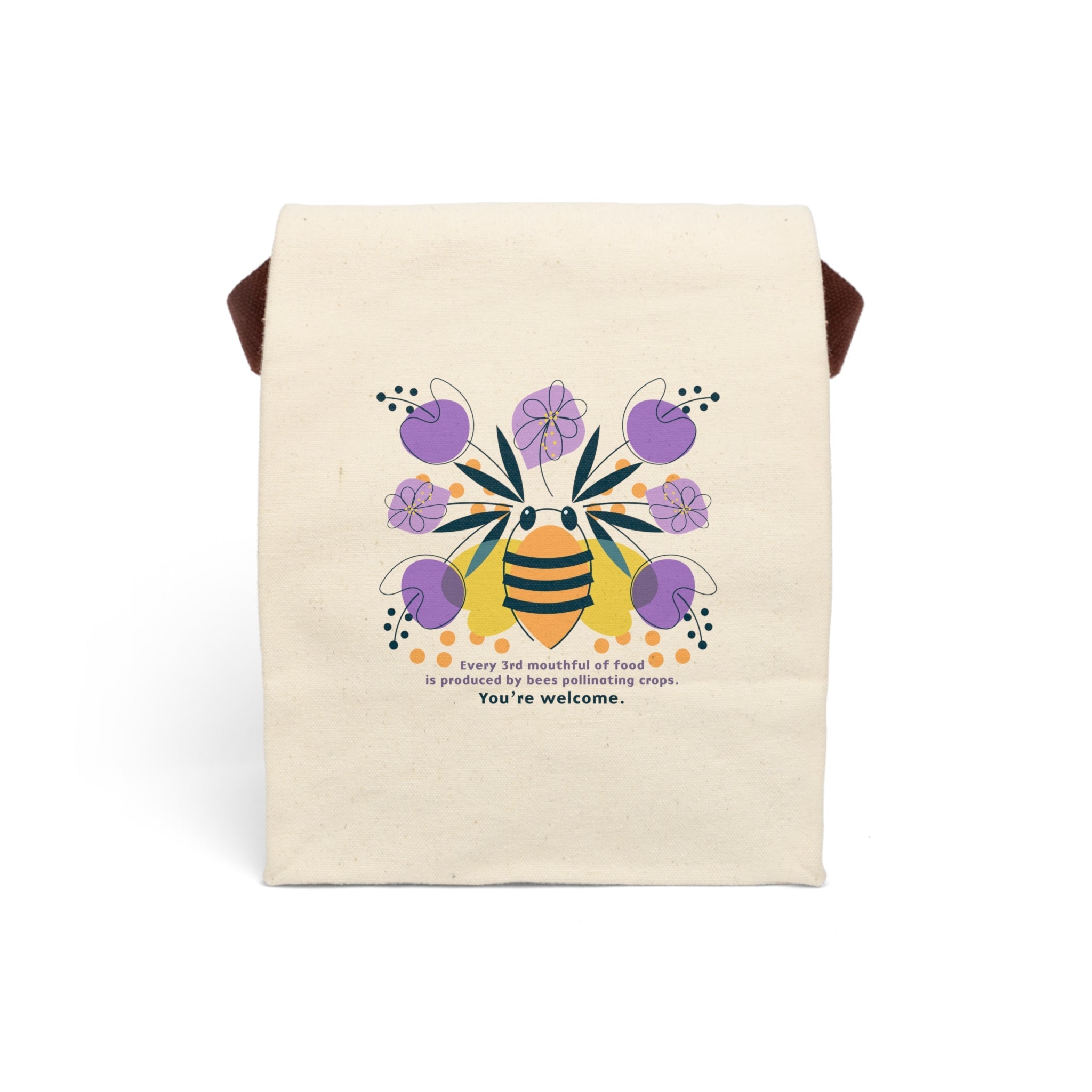 Cotton Lunch Bags with Strap