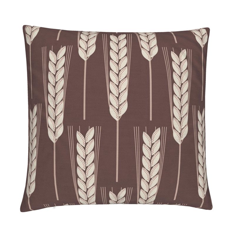 Good Grains Cocoa Cotton Linen Pillow Cover
