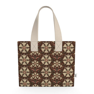 Block Print Blossoms Organic Cotton Tote