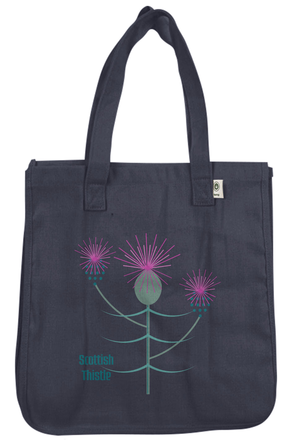 Scottish Thistle Hemp Market Tote
