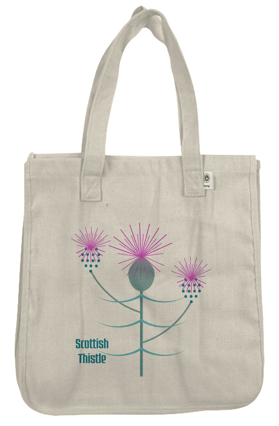 Scottish Thistle Hemp Market Tote