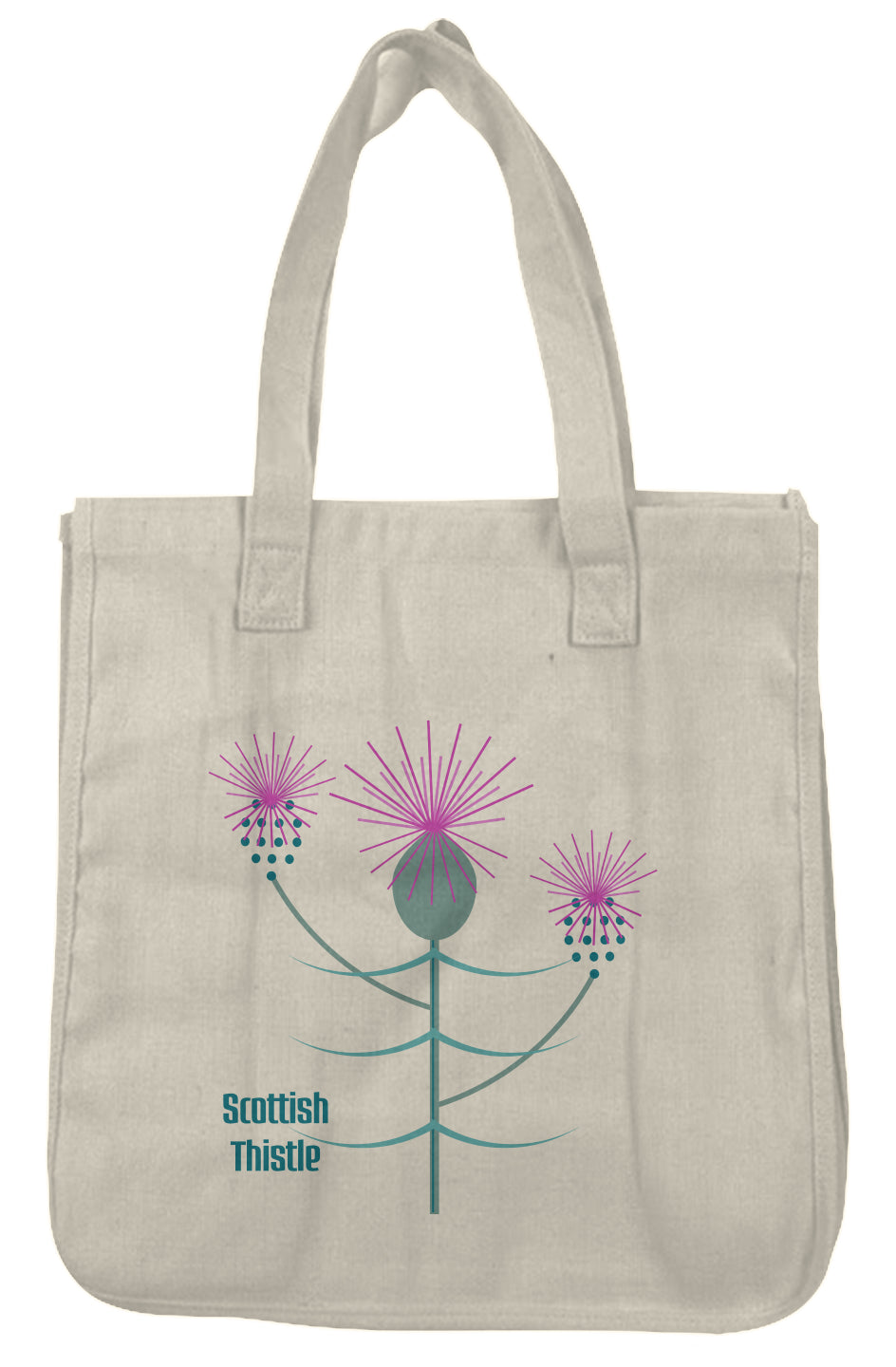 Scottish Thistle Hemp Market Tote