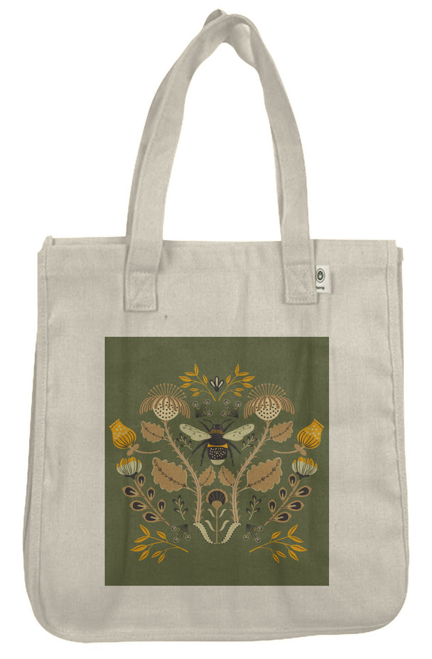 Big Bumblebee Hemp Market Tote
