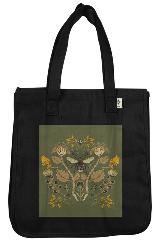 Big Bumblebee Hemp Market Tote