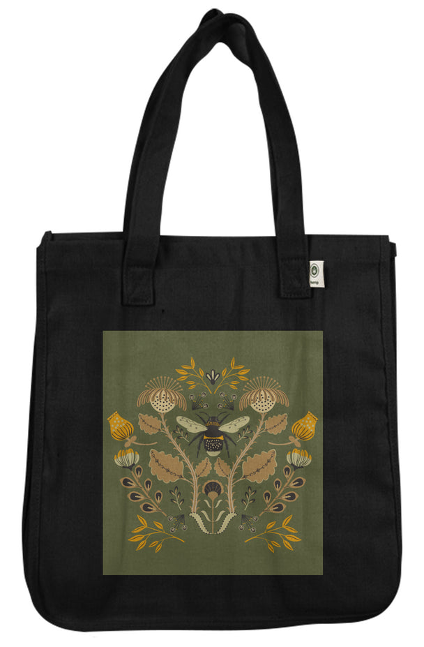 Big Bumblebee Hemp Market Tote