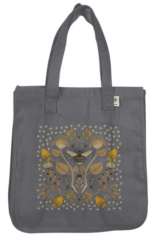 Big Bumblebee Hemp Market Tote