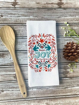 Bring Joy Cotton Tea Towel