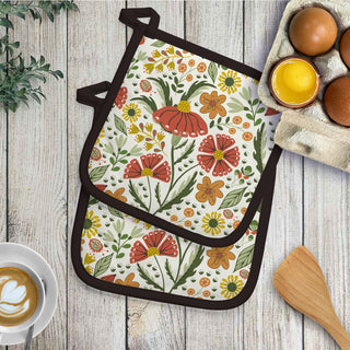Sunny Garden Cotton Pot Holder