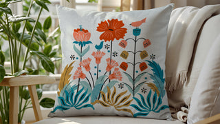 Wonderment Cotton Linen Pillow Cover
